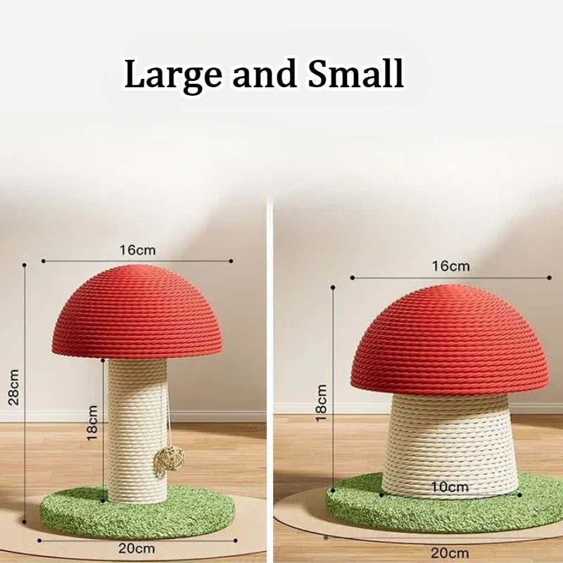 Cat Scratching Mushroom Tree