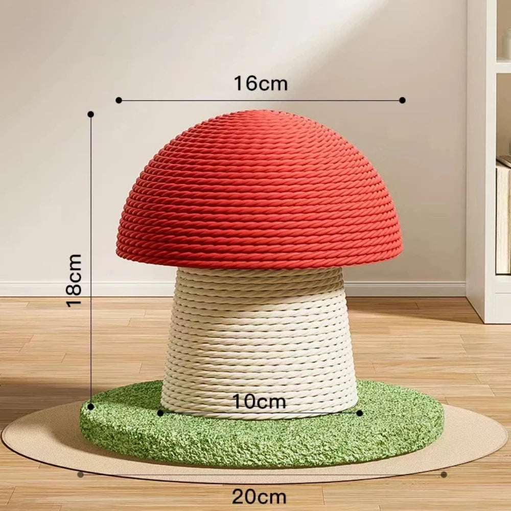 Cat Scratching Mushroom Tree